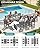 SERWALL 7-Piece Outdoor Dining Set, 60" - 83" Expandable Outdoor Dining Table and 6 HDPE Chairs, All Weather HDPE Outdoor Furniture Set for Backyard, Garden, Grey