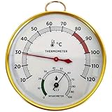 [Precisione di misurazione migliorata] Dotato di fori per l'aria circolanti, questo termometro igrometro favorisce il flusso d'aria, migliorando significativamente la precisione di misurazione per il monitoraggio in tempo reale delle condizioni della sauna.