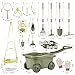 Dreamon Kids Gardening Tools & Bug Catcher Kit, 2-in-1 Outdoor Toys with Wheelbarrow and Bug House, STEM Educational Toys for 3 Year Old, Birthday Gifts Outdoor Gifts for Kids 3-5