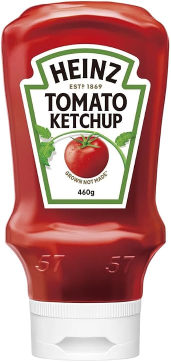 Heinz Tomato Ketchup Upside-Down Bottle 460g x 1 bottle
