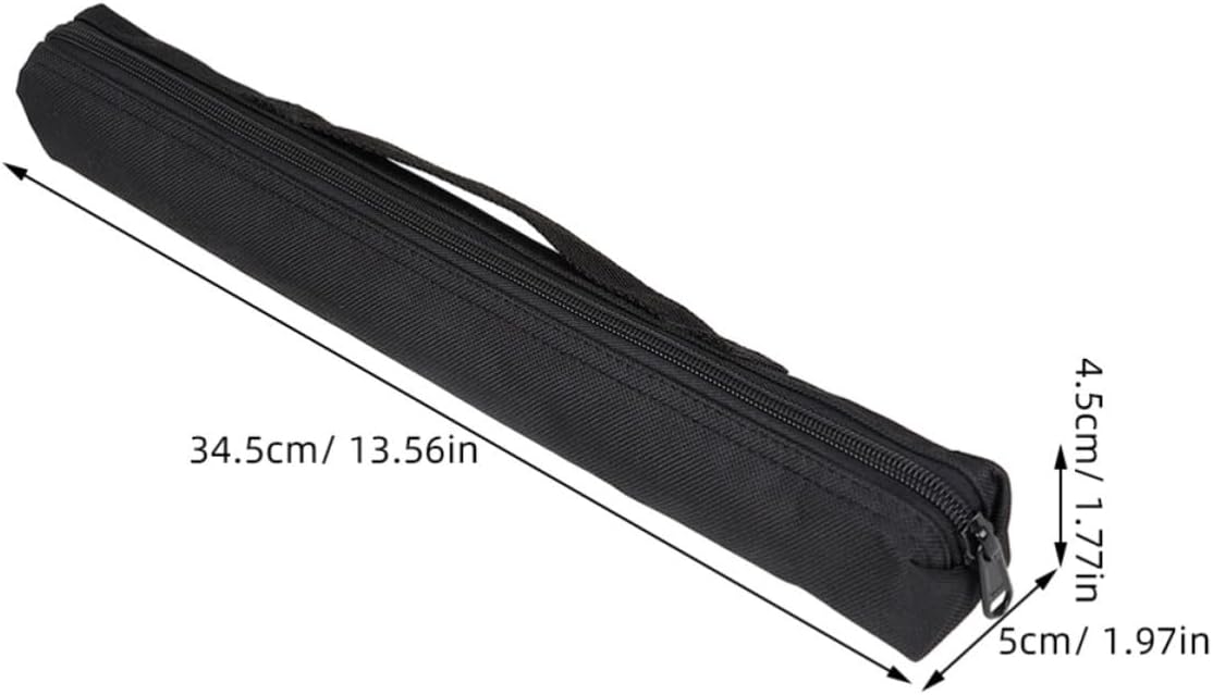 GLEAVI Black Vertical Flute Bag for Flute and Mini Saxophone, Oxford Fabric Waterproof Instrument Case Only, Practical and Easy to Carry Storage Bag for Family and Mothers image 2