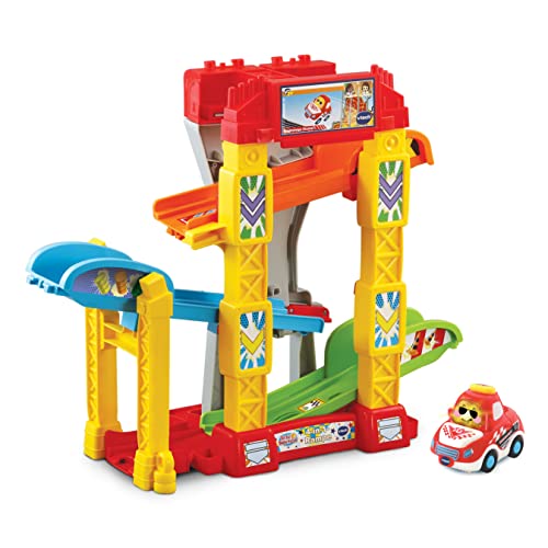 VTech TUT TUT Baby Flitzer - 4-in-1-Rampe – Autorampe Spielset mit 4...