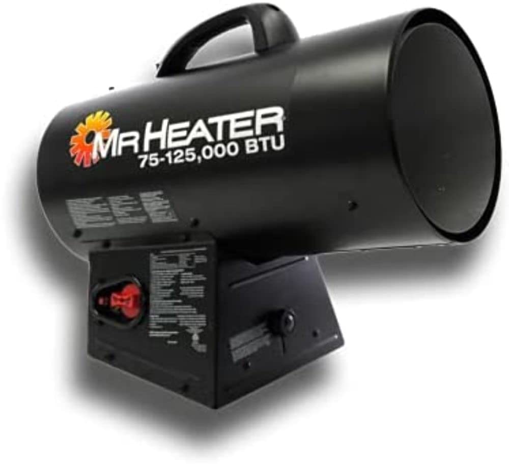 Amazon.com: QBT Forced Air Propane Heater, 75-125,000 BTU/Hr. : Tools u0026  Home Improvement