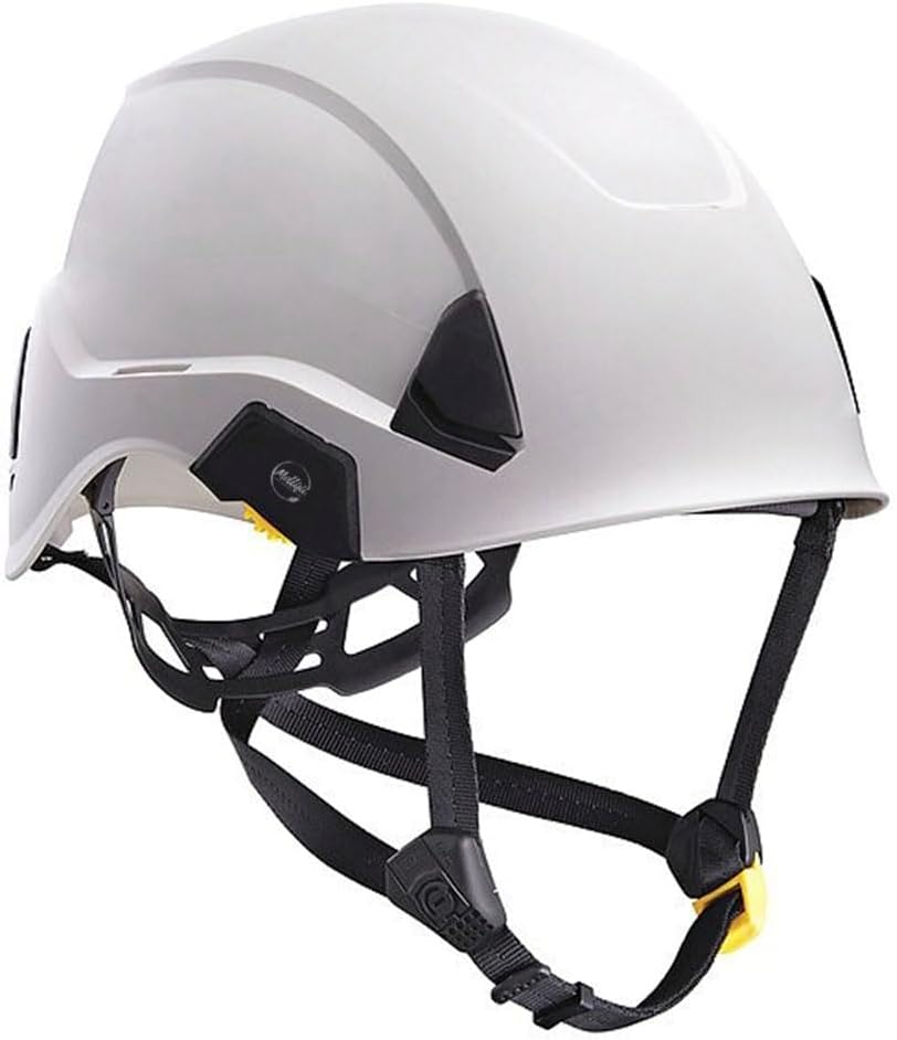 Hard Hat, ABS, 6 Point Ratchet, Type 1, Class C, White, Mfr: A020AA00-A