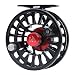 M MAXIMUMCATCH Maxcatch Avid Fly Fishing Reel with CNC-machined Aluminum Alloy Body 3/4,5/6, 7/8wt (Silver,Black,Blue,Green) (Black, 7/8 wt)