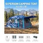 TIMBER RIDGE 6/10 Person Instant Cabin Tent for Camping, Setup in 60s - Image 2