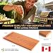 Bergfeld BBQ – 4 Stück Zedernholzbretter zum Grillen – 30x14x1 cm - Räucherbretter aus 100% kanadischem Western Red Cedar Holz – mehrfach verwendbar – für besonderes Grill- und BBQ-Aroma