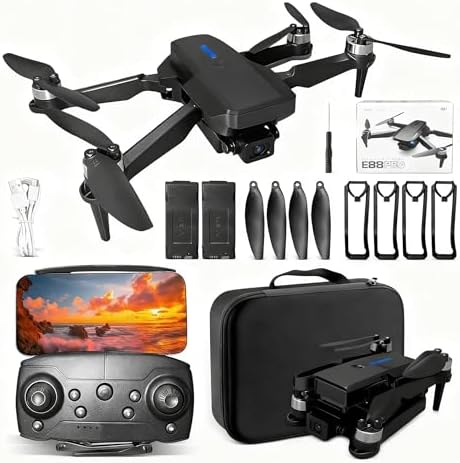 Drone DLI E88 PRO com Câmera 4K UHD FPV dobrável para adultos e i...