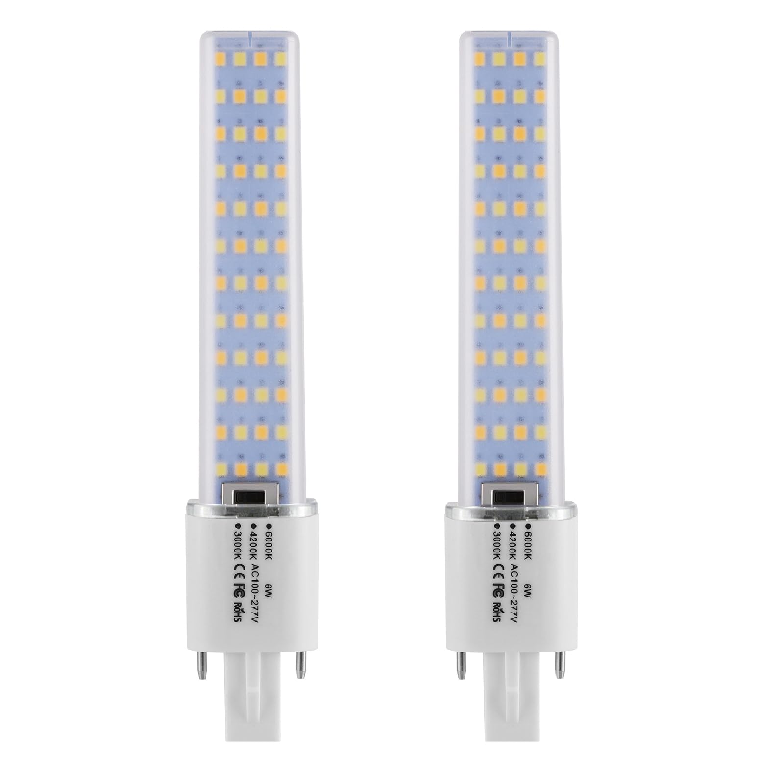 Photo 1 of PINSUNLUX G23 Base LED Bulb - 13W CFL Equivalent, 2-Pin, 3-Color Selectable