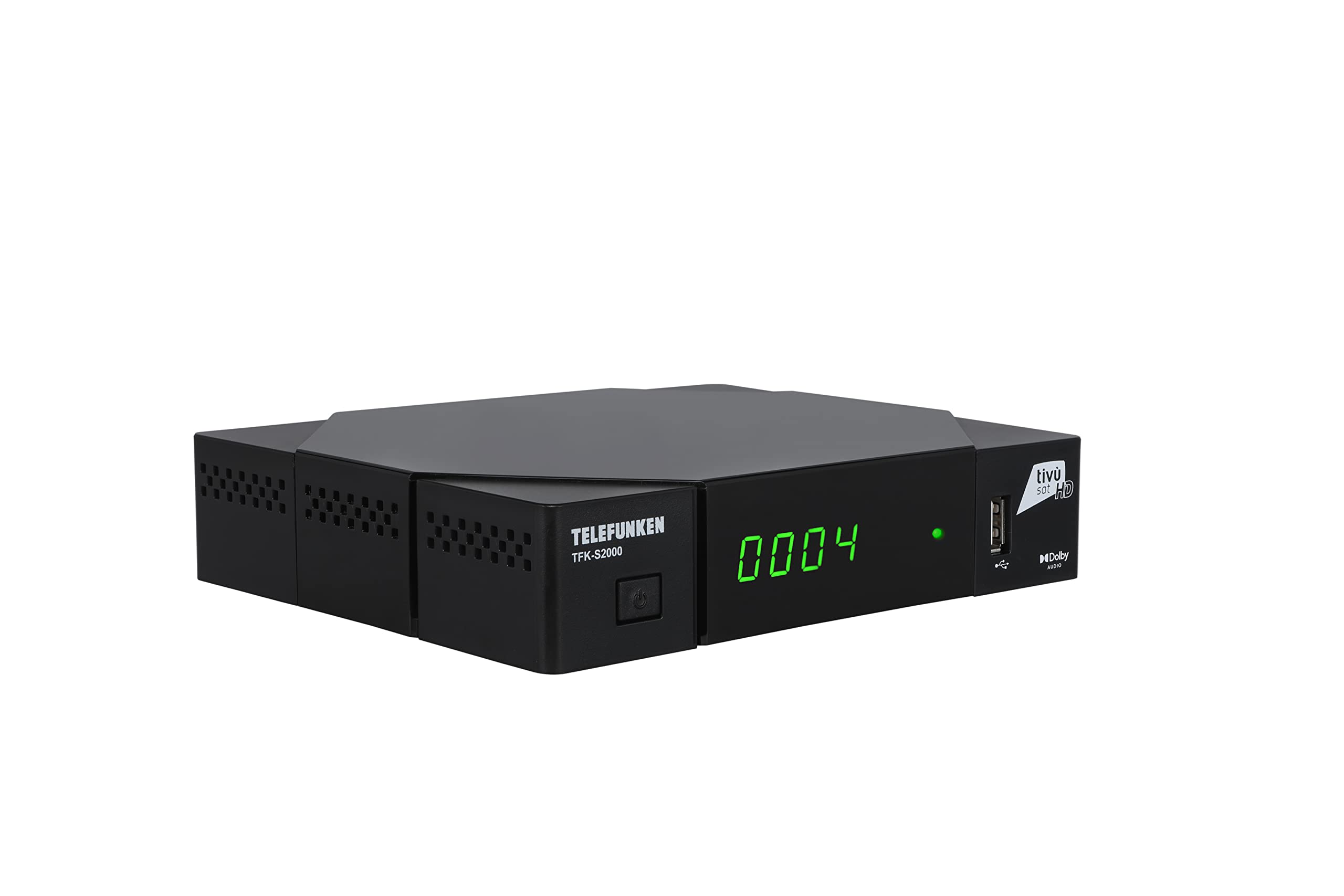 Telefunken TFK-S2000 - Ricevitore Satellitare tivùsat HD. Con scheda Tivusat HD inclusa