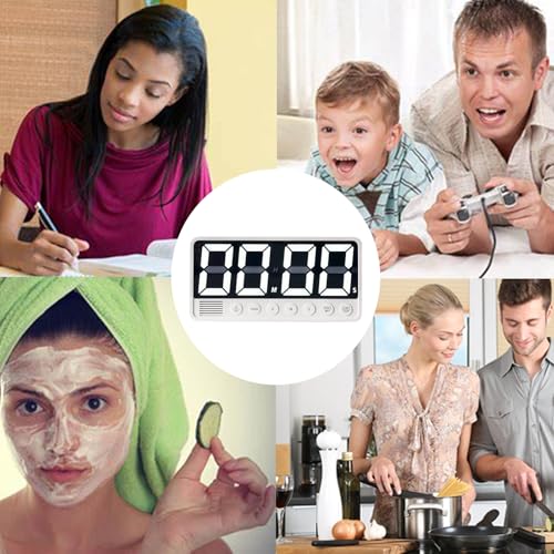 Digital Kitchen Timer - 7.1” Extra Large Display LED Countdown Timer - Image 5