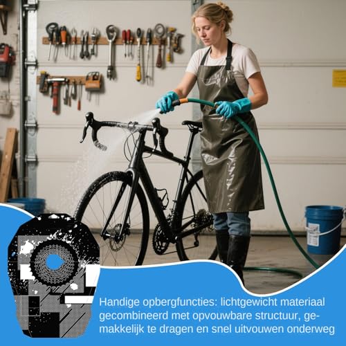Protector de bicicleta impermeable para evitar manchas de barro dentro de casa 3