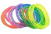 Zugar Land Liquid Super Glitter Colorful Bracelets Bright Neon Colors - 12 Pieces #2