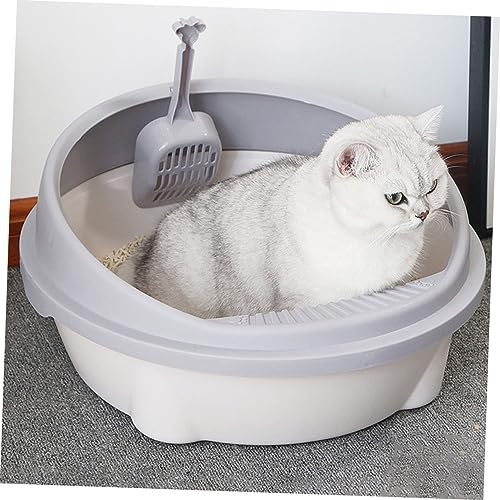 GANAZONO 1 Conjunto Caixa Areia Para Gatos Tapete Areia Para Gatos Maca Gato Ao Ar Livre Caixas Caix