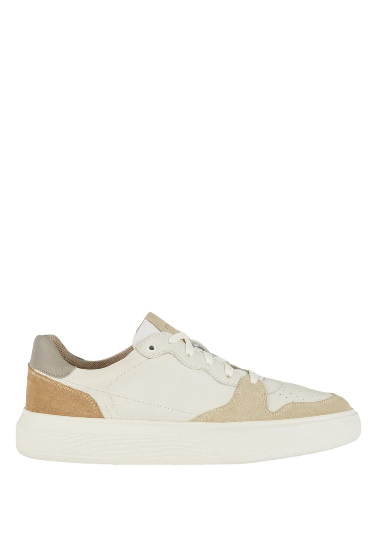 Geox Men's U Deiven B Trainers, White Sand, 8 UK