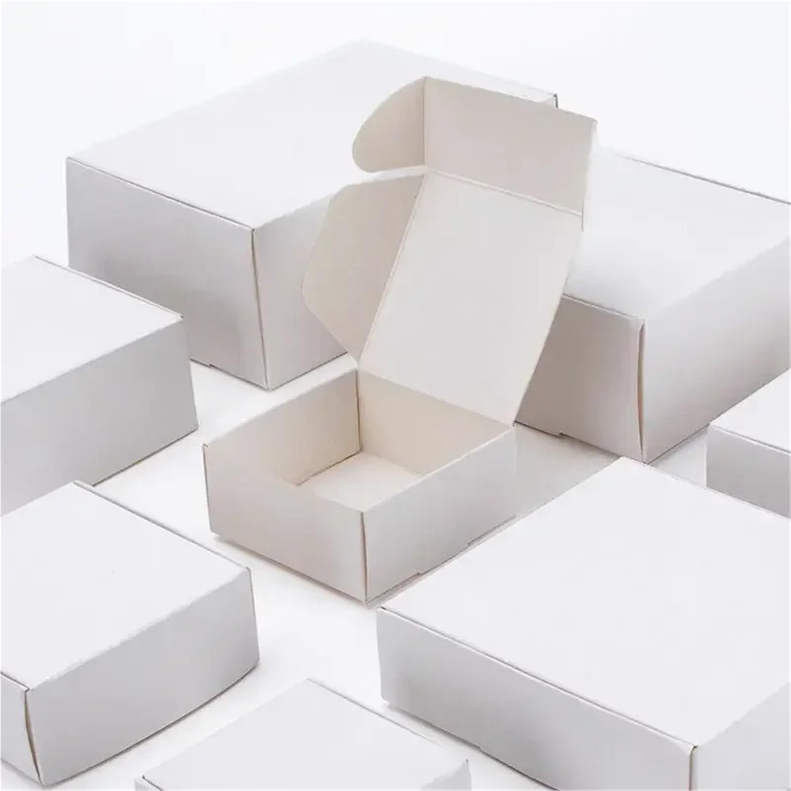 30 Stück einfarbige Papierbox Für Verpackung