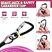 Snagle Paw Heavy Duty Tie Out Cable for Yard - 50FT-1000LBS Break Strength, Swivel Lockable Hook & Spring, Chew Proof Dog Chain for Outside Dog Run