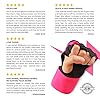 Hand-Wraps-Boxing-Inner-Gloves-Gel-Elasticated-Padded-Bandages-Under-Mitts-Long-Wrist-Support-for-MMA-Muay-Thai-Kickboxing-Martial-Arts-Training-Fist-Protector Hand Wraps Boxing Inner Gloves - Gel Elasticated Padded Bandages Under Mitts Long Wrist Support for MMA Muay Thai Kickboxing Martial Arts Training | Fist Protector (Pink, L/XL)