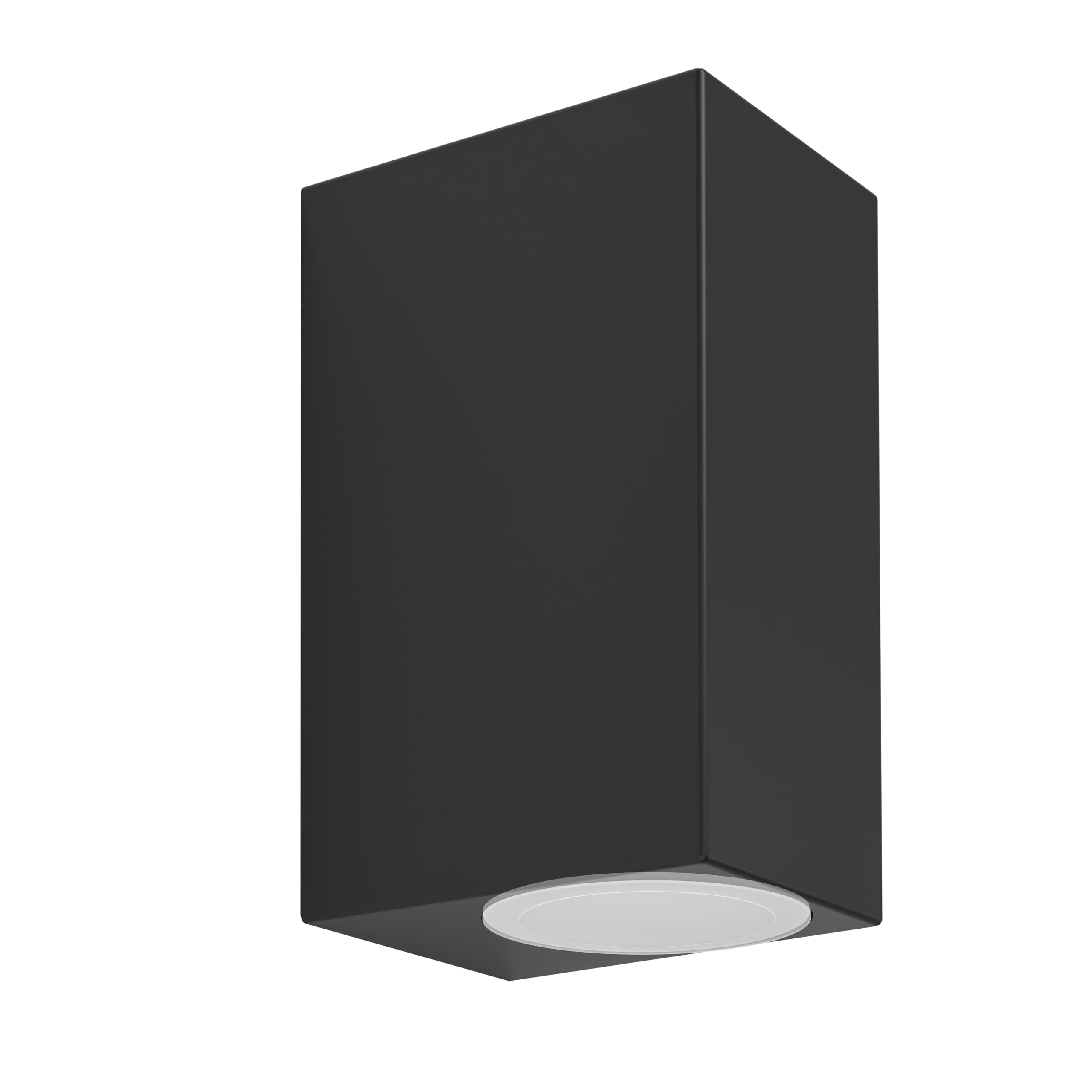 Eglo LED Outdoor Wall Light Fixture Jabaga, External Porch Lighting, Outside Spotlight, up and Down façade lamp, Black Metal, incl. GU10 Bulb, Warm White, IP44