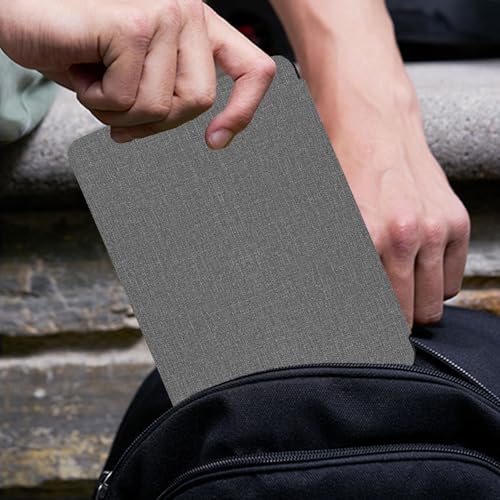 جراب حماية لجهاز اي ريدر 7 بوصة الجيل 12 إصدار 2024 من توكيلو، رفيع من البولي يوريثين الحراري بخاصية التنبيه/السكون التلقائي، غير متوافق مع اي باد 6.8 بوصة وقارئ الكتروني (الجيل 11-2021)(A1-رمادي)