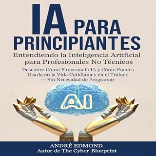 Diseño de la portada del título IA para Principiantes