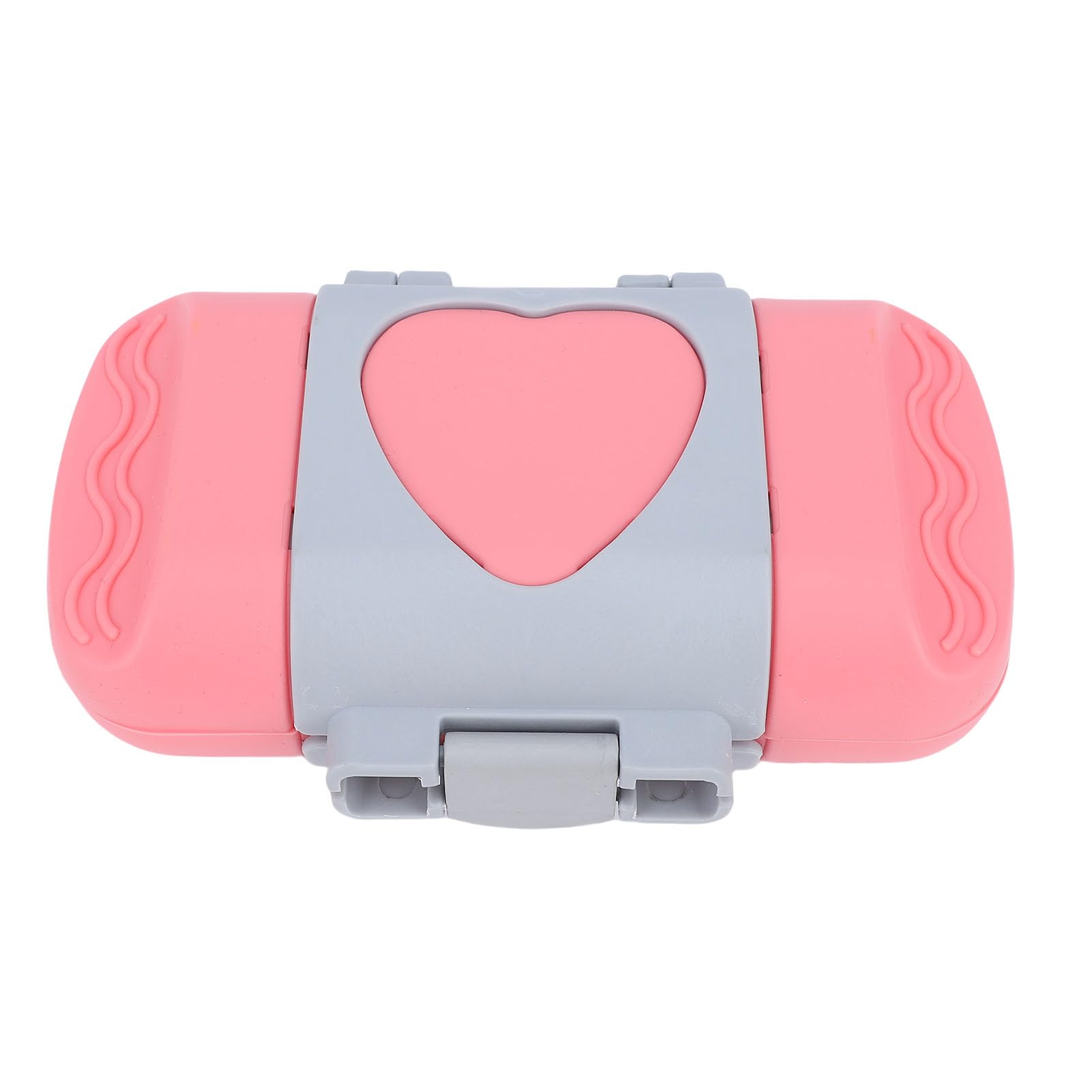 Yosoo Health Gear Macchina per Panini per la Colazione Tostapane Elettrico e Microonde Multifunzione Compatta e Portatile per la Casa, L'hotel All'aperto con Piastre Antiaderenti in Lega di (PINK)