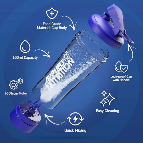 Bouteille shaker électrique sans agglomération fini les grumeaux et les fuites