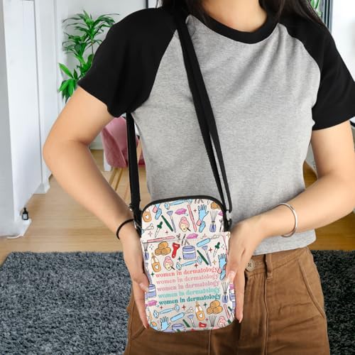 Dermatologist Gift Women in Dermatology Crossbody Bag Skin Care Specialist Gift 6