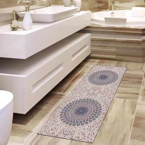 Alfombra de pasillo antideslizante y lavable para el hogar 4