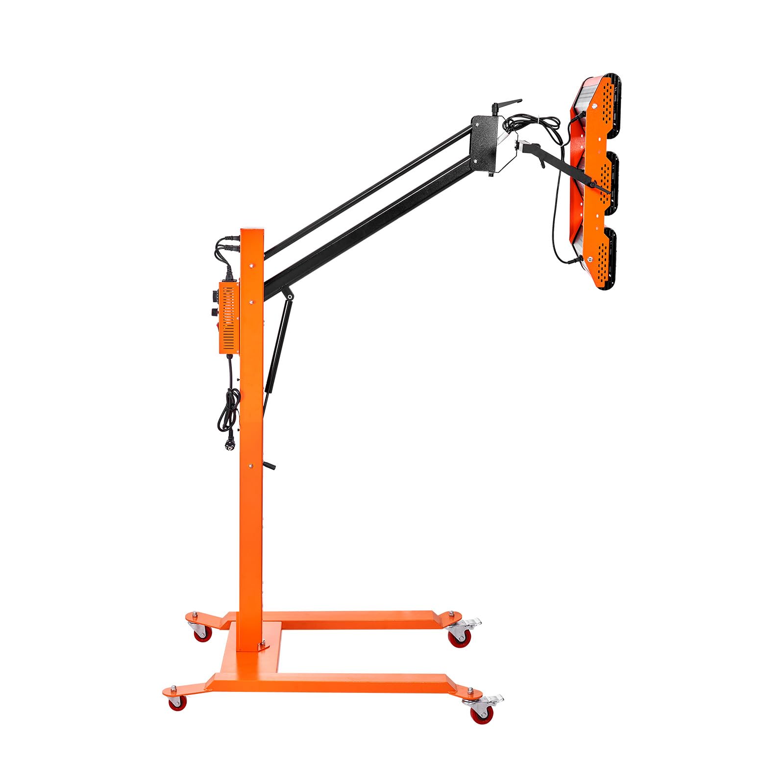 Happybuy Infrared Drying Lamp, 3300W with 1-60 min Timer, Auto Heat for Auto Repairs, Stand Included, Covers 8.61 sq.ft, Ideal for Spray Booth, Paint & Engine