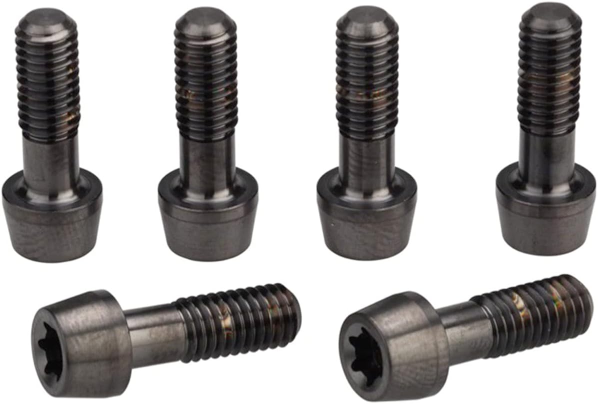 Zipp Service Course & SL Stem Steerer Clamp Steel Bolt Kit - Compatible with Zipp Stems, Durable Steel Construction, Black Finish, Precision Engineering for Reliable Cycling Performance