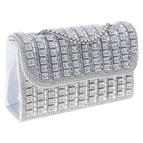 Pochette à strass étincelante anti-perte pour smartphone