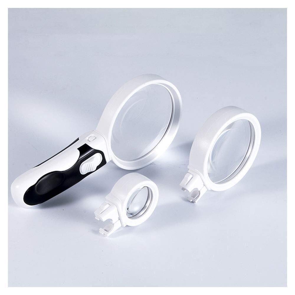 Loupe de lecture portables 90 mm idéale pour les mots croisés et les loisirs