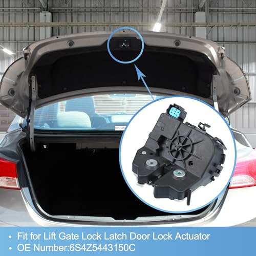 Verrou de hayon arrière Ford Focus robuste boîtier noir résistant 2000-2007 - 2