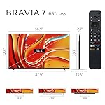 Sony 65-Inch Mini LED QLED 4K Ultra HD TV BRAVIA 7 Smart Google TV with Dolby Vision HDR, Exclusive Ps5 Features, (K-65XR70) 2024 Model - Image 2