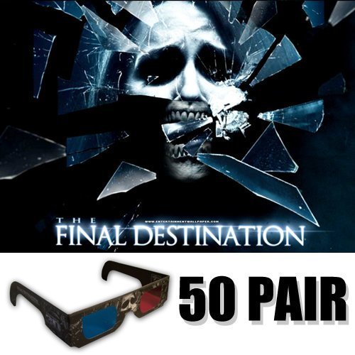 American Paper Optics The Final Destination 3D Glasses Ultimate Party Pack (GLASSES ONLY 50 Pair)