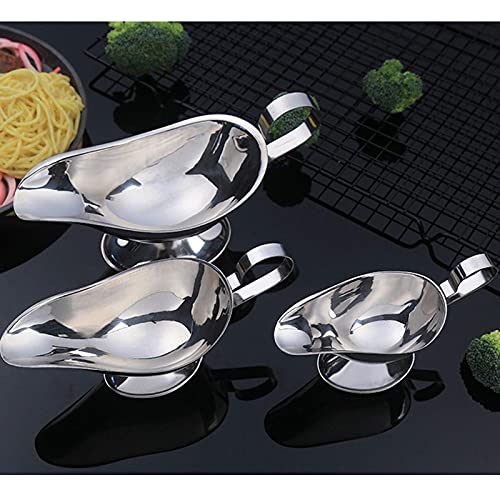 Saucière en inox chaud et froid avec bec verseur profilé - 8