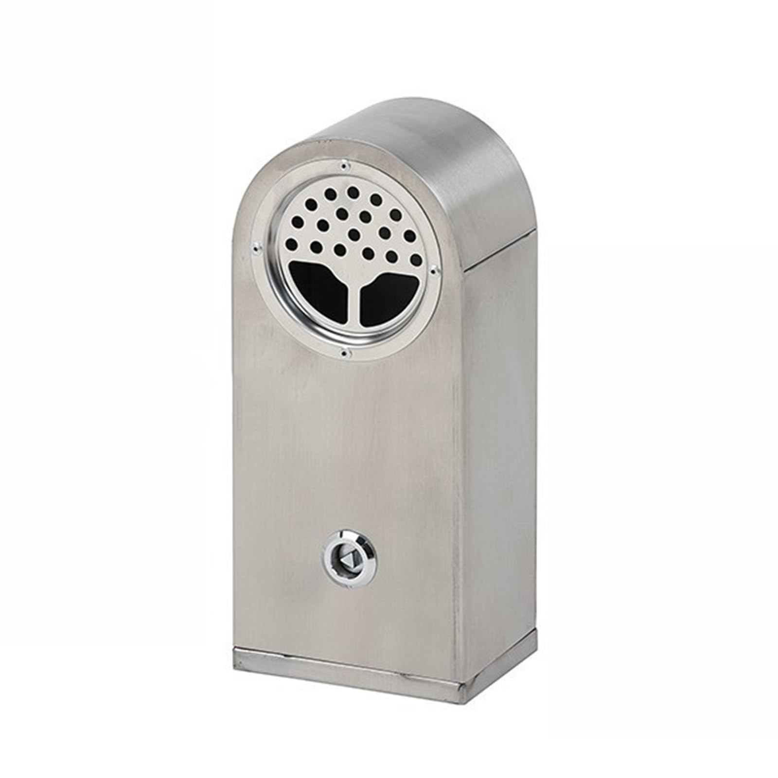 Stand ashtray OutdoorStainless Steel Wall-mounted Ash Column Vertical Ashtray Cigarette Butt Extinguisher Bucket Pillar