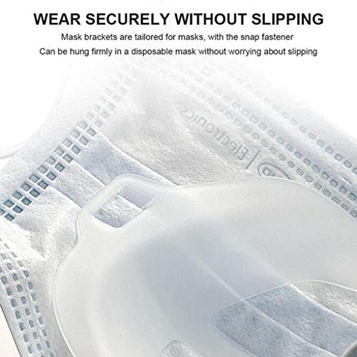 F Fityle Estrutura de Suporte Interno Do Suporte para Máscaras Faciais 3D Espaço para Respirar Na Bo
