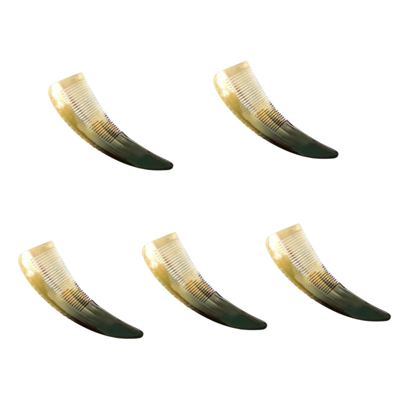 Baluue 5piezas Peine De De Natural Para Desenredar Cabello Rizado Peine De Elegante Para Cabello Grueso y Ondulado Accesorio De Reutilizable