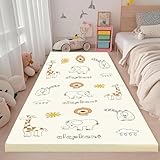ベビープレイマット 厚2cm 折り畳み式 可愛い ベッドサイドラグ 動物柄 両面パターン 遊び フロアマット 衝撃緩和 転倒防止 ルームマット 滑り止め 防水 赤ちゃん 出産祝い 無毒 自宅 180*60cm