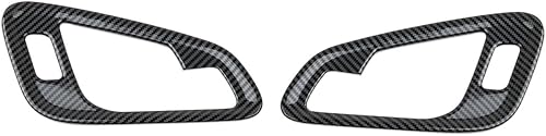 Miniatura 3 de Korlot Accesorios de fibra de carbono para manija de puerta delantera interior para Chevrolet Colorado 2015-2022 para GMC Canyon 2015-2022