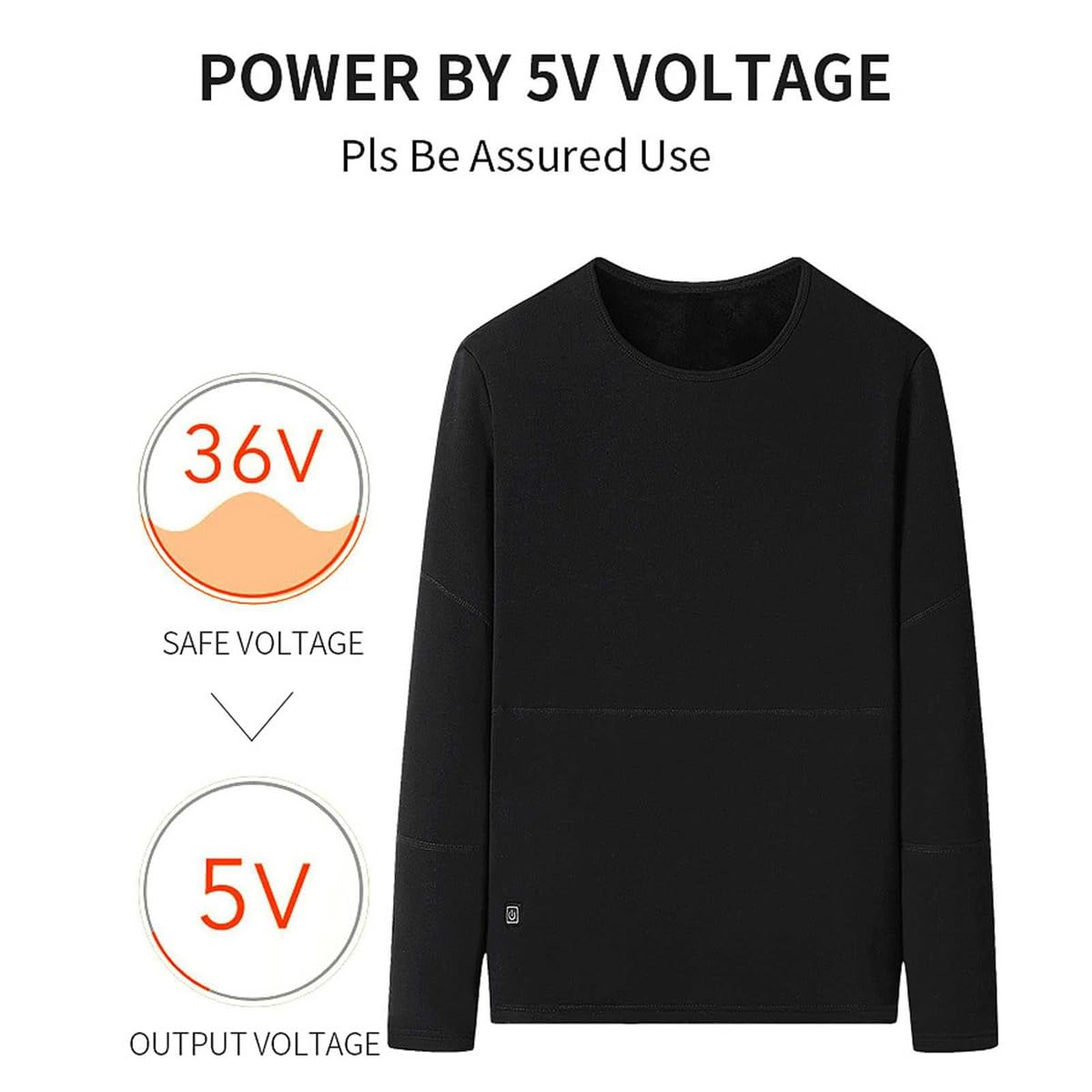 Ropa Interior térmica de 28 Zonas con Fuente de alimentación de 10.000 mAh, Parte Superior y Pantalones con calefacción eléctrica a través de USB para climas fríos.