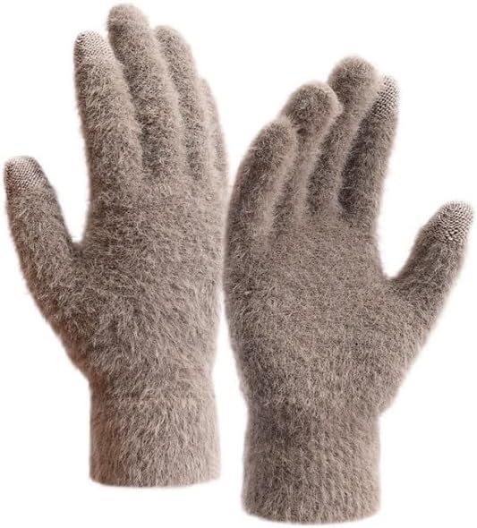 Women's Fleece Warm Gloves Winter Cold proof Touch Screen