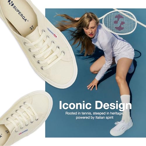 Image of Superga 2750 Cotu Classic Canvas Sneakers for Men & Women - Iconic Italian Men's and Women's Tennis Shoes with Breathable Upper, Non Slip Rubber Sole