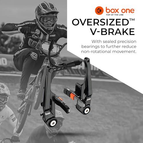 Étrier Box Eclipse V-Brake 85mm Black en aluminium usiné haute performance