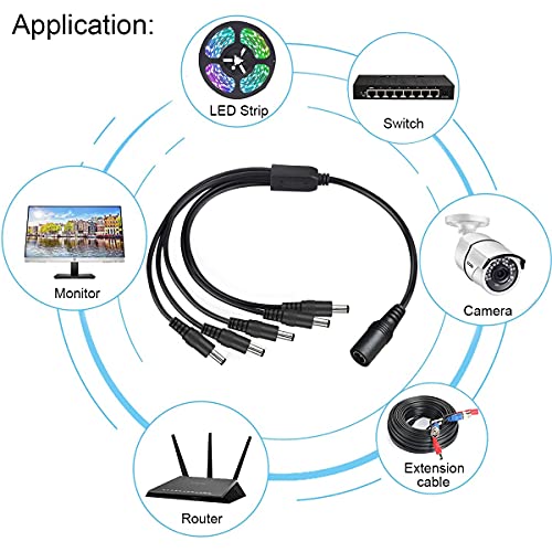Cable divisor de alimentación DC para cubrir tus necesidades de conexión 6