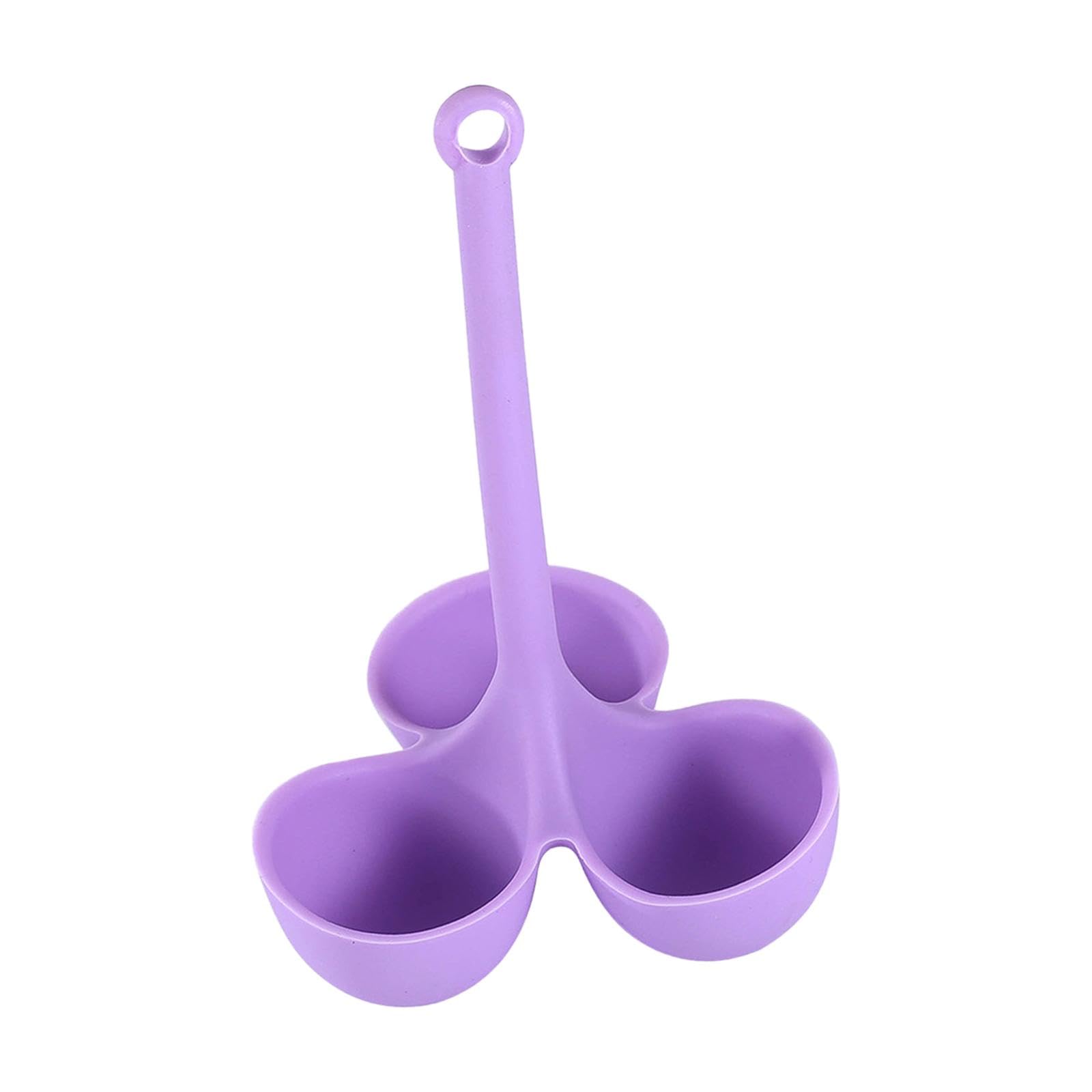 Egg Steam Rack Stand Basket Eggs Basket Boiler for Kitchen Countertop Fridge Violet 3 Holes Home & Garden | Kitchen, Dining & Bar | Kitchen Storage & Organization | Food Storage Containers-image-28