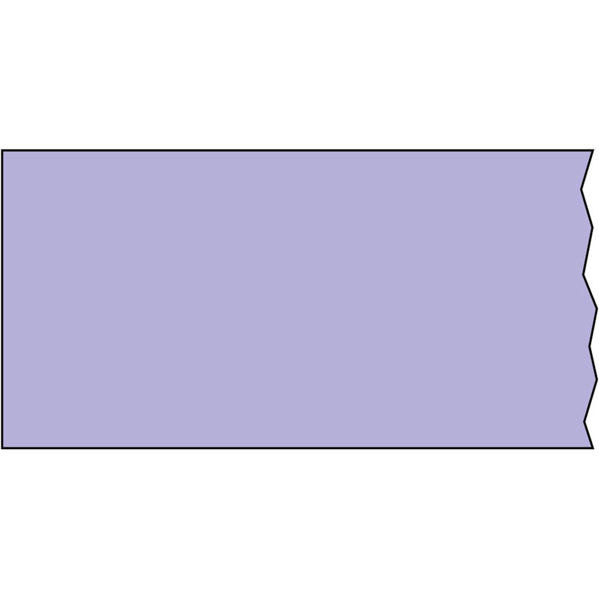 T-502-13 Tape, Removable, 1" Core, 2" x 500", Imprints Lavender (Pack of 1)