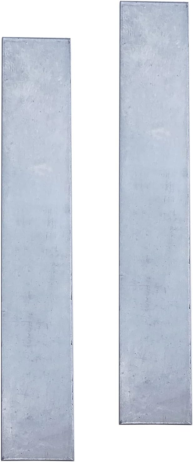 High Purity Zinc Anode Sheet - 0.04''x1''x6'' (1mmx26mmx153mm) Electrode Strip for Zinc Electroplating and Plating